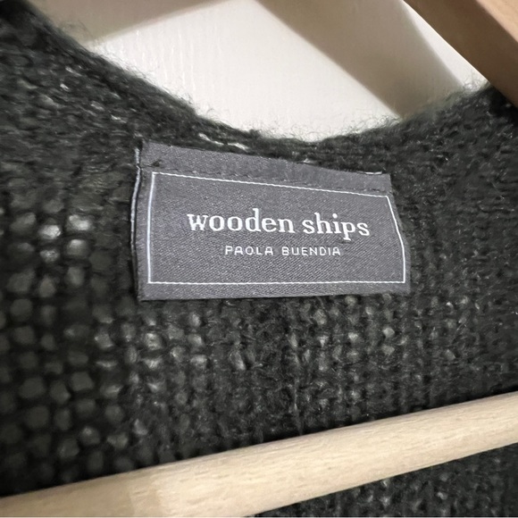 Wooden Ships Fringe Cardigan Sweater M/L - Picture 5 of 8